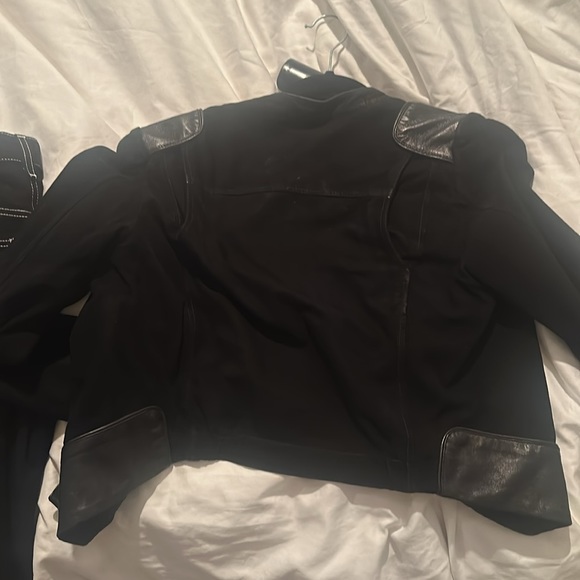 Maje best jacket with leather bottoms and suede - Picture 2 of 2